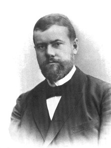 Photo of Max Weber (1894).